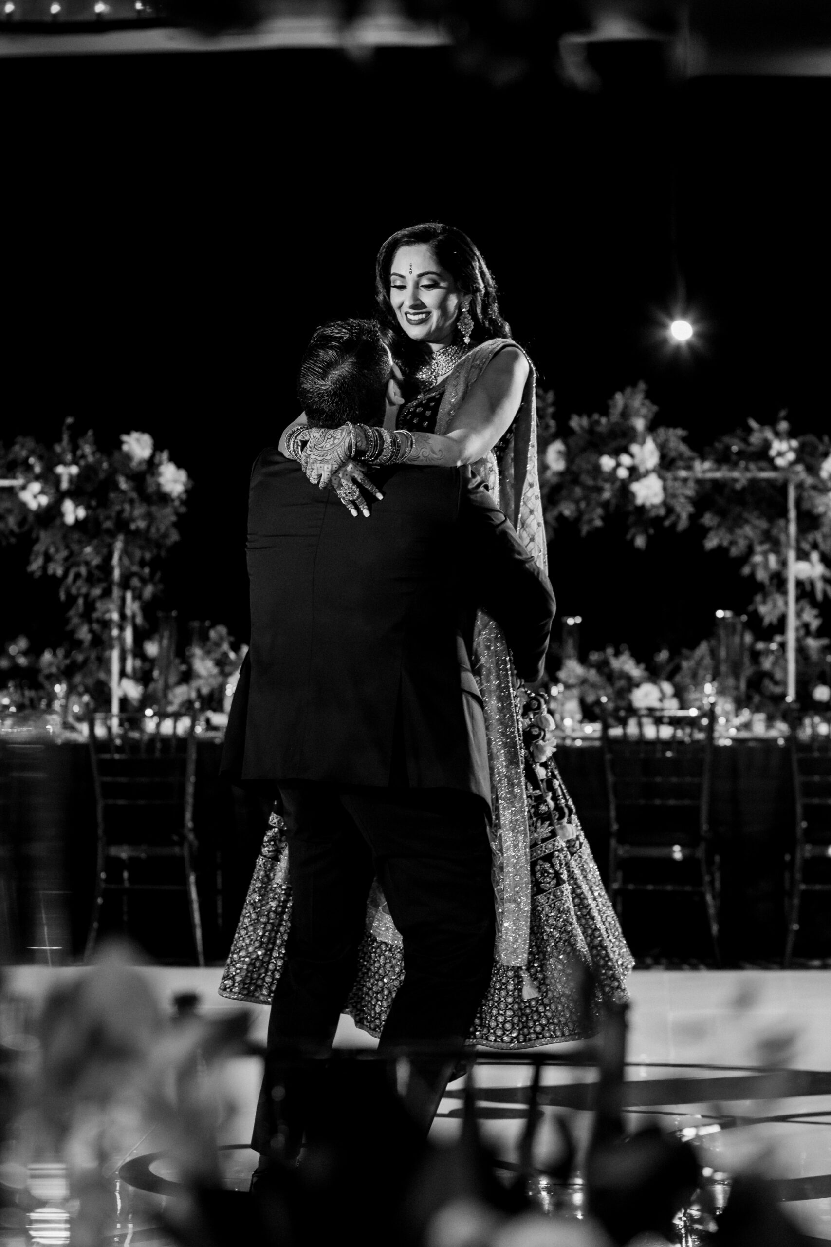 Ami + Amar Indian Wedding Reception at Hilton Waterfront